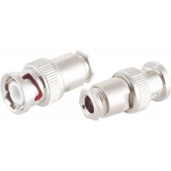 BNC-Videostecker ShiverPeaks 98802-2 für RG59 Koaxialkabel, U-Klemm-Anschluss