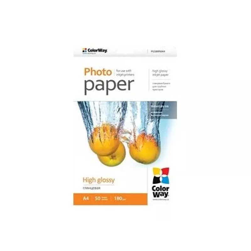 Fotopapier A4 Colorway PG180050A4 Gloss