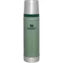 Thermos STANLEY The Legendary Classic Bottle 0,6 l grün – Isolier-Vakuumflasche, 600 ml