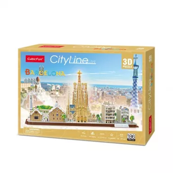 3D Puzzle - Barcelona - Schwierigkeitsgrad: 4/8