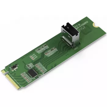ICY DOCK - M.2 NVMe PCIe 4.0 SSD auf 1 x SlimSAS 4i Adapter mit Redriver