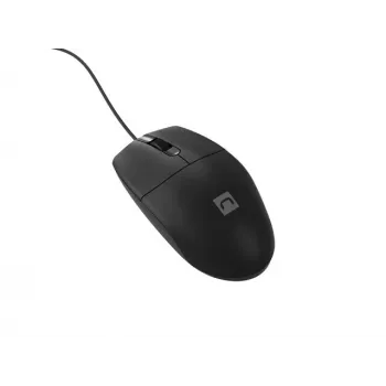 Kabelgebundene Büromaus NATEC Ruff Plus USB Typ-A, rechtshändig, 1200 DPI, 3 Tasten, schwarz