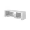 Cama TV-Ständer WEST 42/130/42 weiß/weiß glänzend