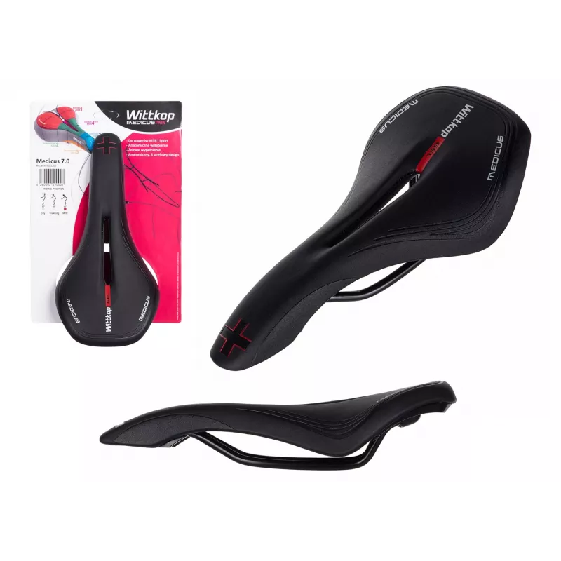 Fahrradsattel Wittkop Medicus Twin 7.0