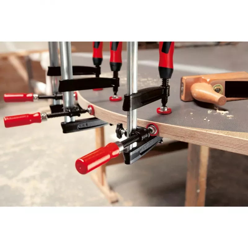 Kantenklemme Bessey KT5-1CP – Eckklemme für Plattenverbindungen und Verleimungen