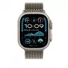 Band Apple 49mm Natural Titanium Milanese Loop Medium Titanium