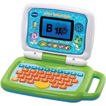 2-in-1 Touch-Laptop, Lerncomputer Green/Blau