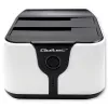 Qoltec 50309 HDD SSD 2.5 3.5 Dockingstation | SATA III | USB 3.0 | Super Speed 5 Gb/s | mit Klonfunktion
