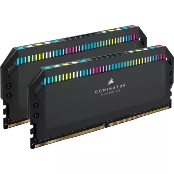 DIMM 64 GB DDR5-6400 (2x 32 GB) Dual-Kit, Speicher schwarz, CMT64GX5M2B6400C32, Dominator Platinium, INTEL XMP