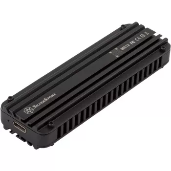 SSD-Gehäuse Silverstone MS12 Schwarz M.2