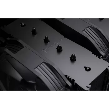 Noctua NH-D15 Chromax Pure Schwarz CPU-Kühler mit zwei 140-mm-Lüftern