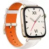 Watch Fit 3 (Solo-B19V), Smartwatch gold/weiß, Lederarmband in Weiß