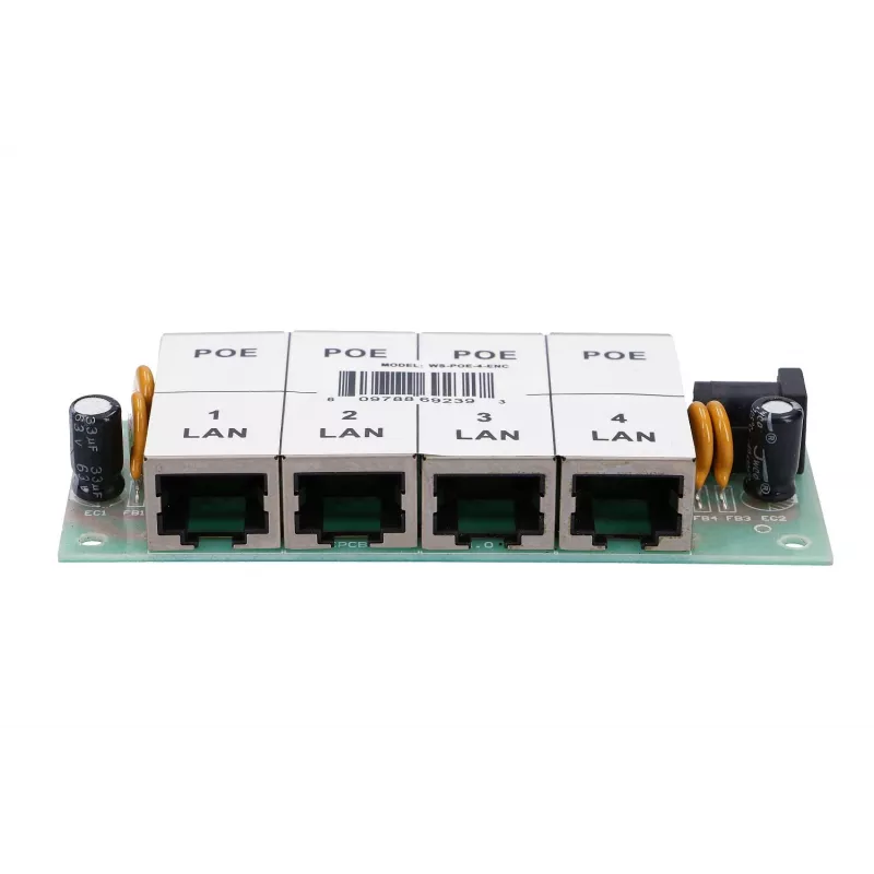 PoE-Injektor Extralink 4-Port 4x 100 Mb/s RJ45, Fast Ethernet, 48 V, ohne Gehäuse