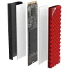Heatsink/Kühler Jonsbo M.2-3 RED Schwarz Rot 24,4 mm 73 mm 9,6 mm