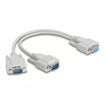 DeLOCK 67160 Serielles Kabel Beige 0,3 m DB-9