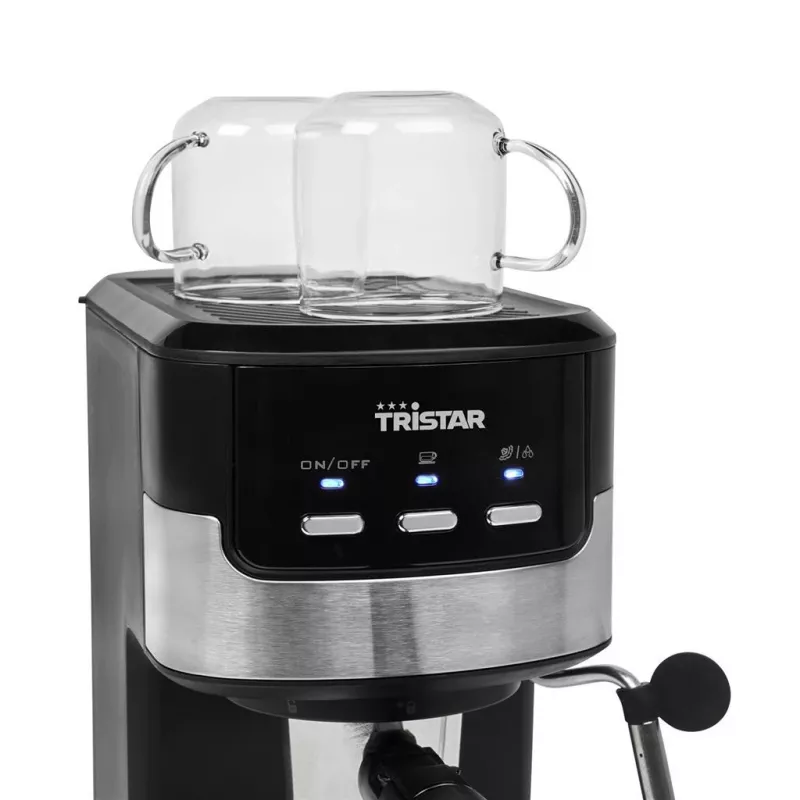 Tristar Espressomaschine | CM-2278 | Pumpendruck 20 bar | Gemahlen/Kapsel | 1100 W | Schwarz