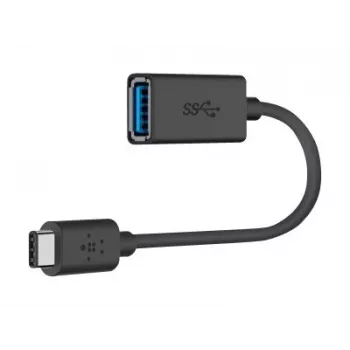 Belkin USB 3.0 Buchse 5GBit/s USB-C auf USB-A 1m Grau (F2CU036BTBLK)