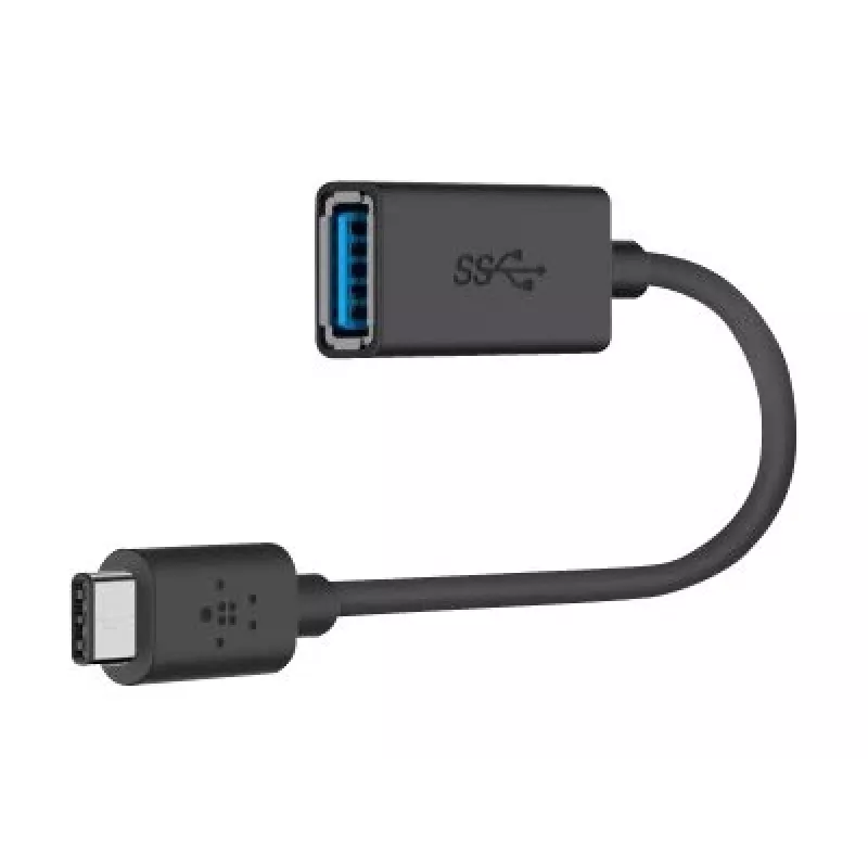 Belkin USB 3.0 Buchse 5GBit/s USB-C auf USB-A 1m Grau (F2CU036BTBLK)