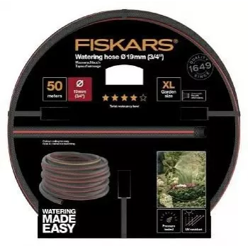 Gartenschlauch Fiskars 1027111 50 m oberirdisch Schwarz Rot