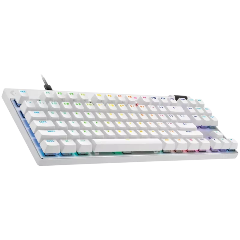 LOGITECH G PRO X TKL RAPID Gaming-Tastatur - WEISS - US INT'L - USB - EMEA28i-935 - LINEAR