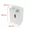 HSM shredstar X13 Aktenvernichter, 4 x 37 mm + separater CD-Schneidemechanismus