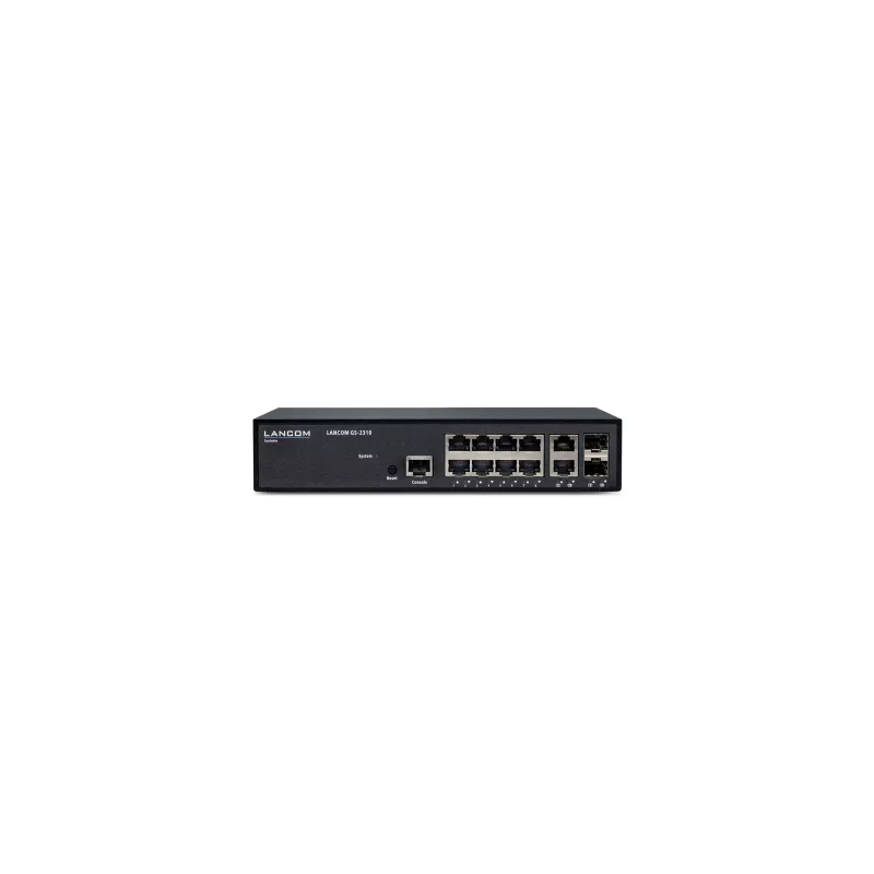 LANCOM GS-2310 Managed L2 Gigabit Ethernet (10/100/1000) 1U Schwarz