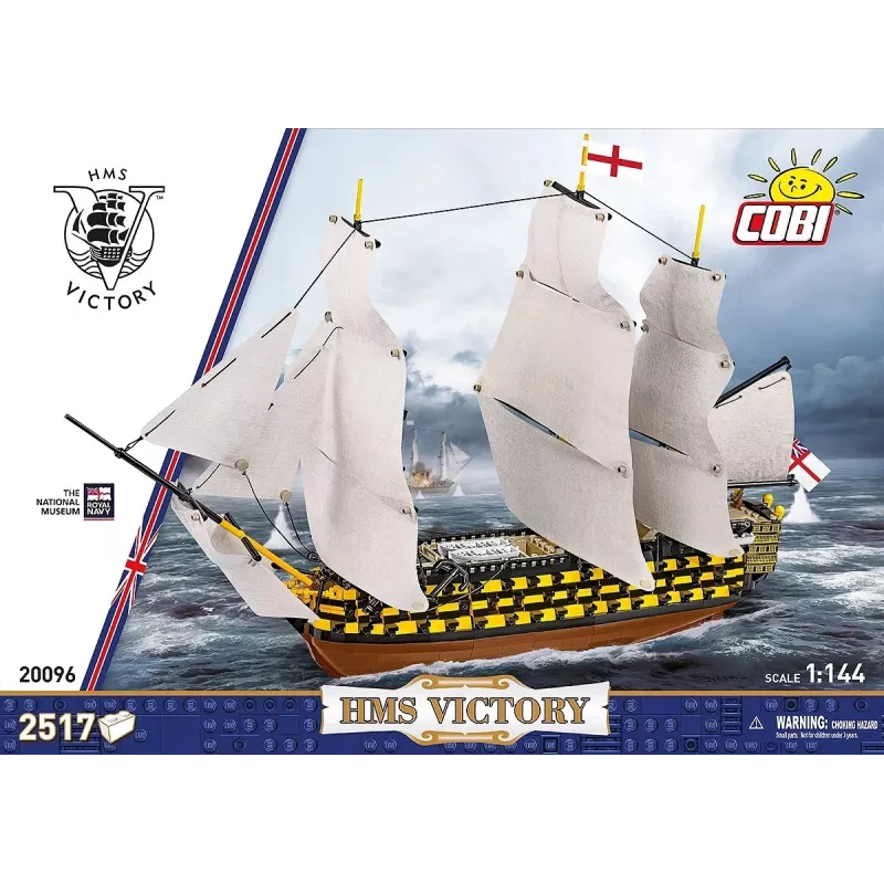 Bausatz Cobi HMS Victory — 2.517 Teile, detailliertes historisches Segelschiffmodell