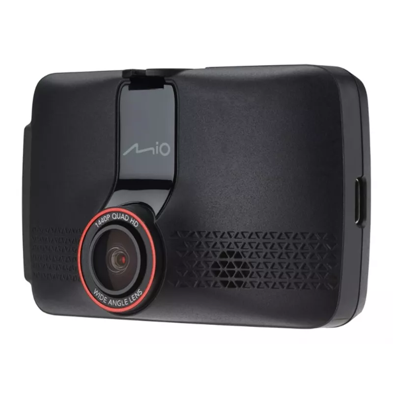 Dashcam MIO MiVue 802 Autokamera, 2560×1440 QHD 140° 60fps, 2,7 Zoll Anzeige, Batterie/USB, microSD bis zu 128 GB, G-Schock, Kollisionserkennung