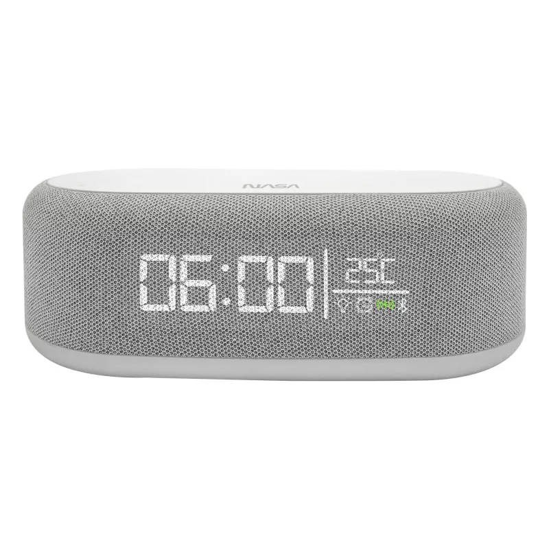 Bluetooth-Lautsprecher, Wecker und kabelloses Ladegerät Nasa SPC400