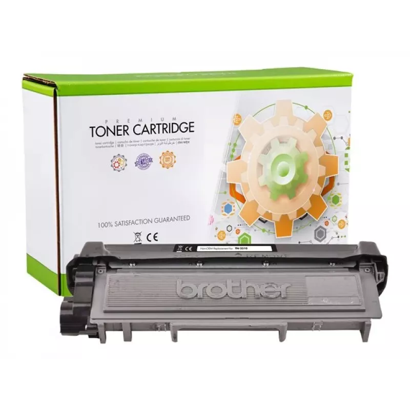 Tonerkartusche Static Control für Brother TN-2310BK wiederaufbereitet, schwarz