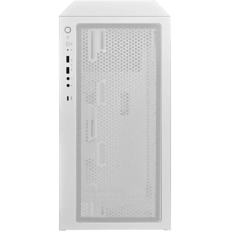 FARA 514X, Tower-Gehäuse Weiß, gehärtetes Glas