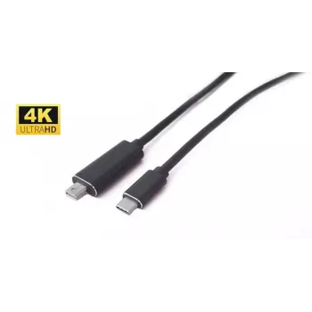Microconnect USB3.1CMDP1 USB-Grafikadapter 3840 x 2160 Pixel Schwarz