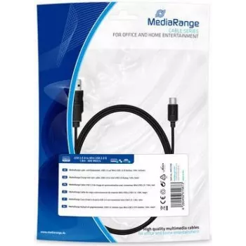 Audio-Kabel MediaRange MRCS189 1,5 m 3,5 mm Schwarz