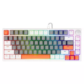 Savio ASTRAL WHITE JADE 3 COLOURS Tastatur Gaming USB QWERTY US International