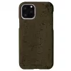 Handyhülle Krusell Birka für Apple iPhone 11 Pro, dunkelbraune Lederoptik-Hülle