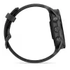 Smartwatch GARMIN Forerunner 570 — 47 mm schiefergraues Aluminiumgehäuse, transluzentes schwarzes Silikonarmband
