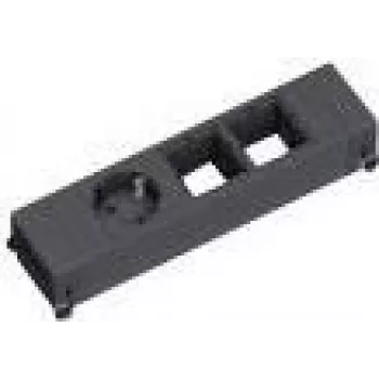 Bachmann POWER FRAME Stromverlängerung 0,2 m 1 AC-Steckdose Innenbereich Schwarz