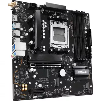 Motherboard ASRock A620AM Pro-A WiFi AM5 mATX — AMD A620, Sockel AM5, DDR5 bis zu 256 GB, Wi‑Fi 6E, 2.5Gb LAN, HDMI 2.1