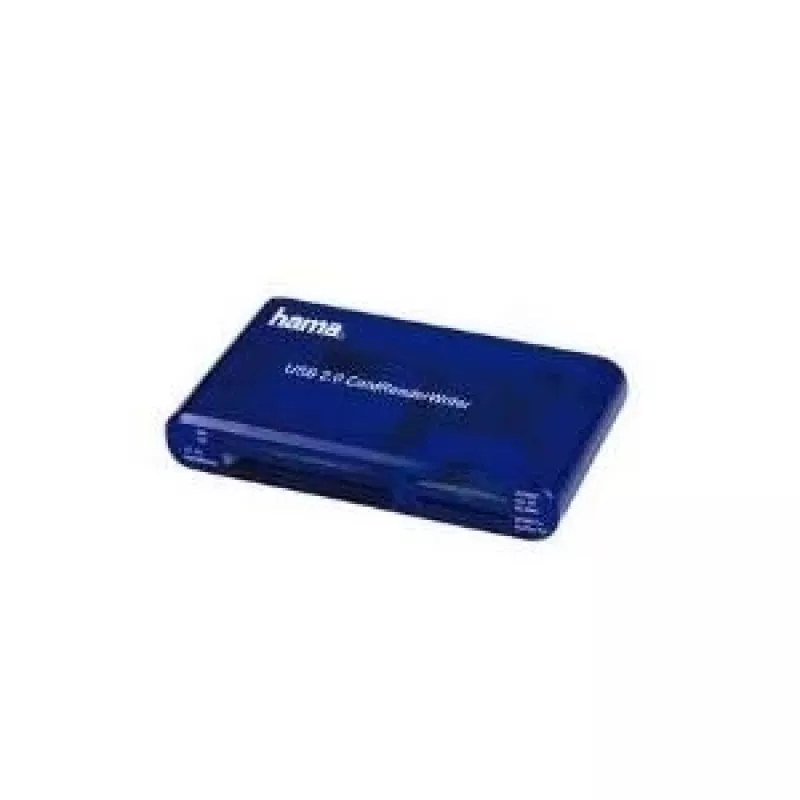 Hama USB CardReaderWriter 35in1 Kartenleser Blau