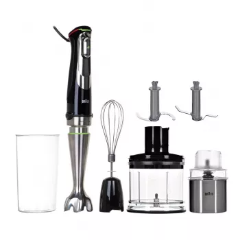 Braun MultiQuick 9 MQ9138XI 0,6 L Stabmixer 1200 W Schwarz, Edelstahl
