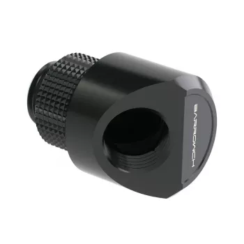 Barrow 45° drehbarer Adapter G1/4 Außengewinde auf G1/4 Innengewinde — FBWT45-MR b, Schwarz