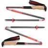 Trekkingstöcke Pursuit Carbon Z, Fitnessgerät Anthrazit/Orange, 1 Paar, 110 cm