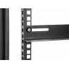 Montagehalterung DeLOCK 19 Zoll 450x40mm 2 Stück Schwarz Metall