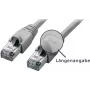 Tecline exertis Connect - Patch-Kabel - RJ-45 (M) auf RJ-45 (M) - 7,5 m - SFTP - CAT 5e - Grau (71607)