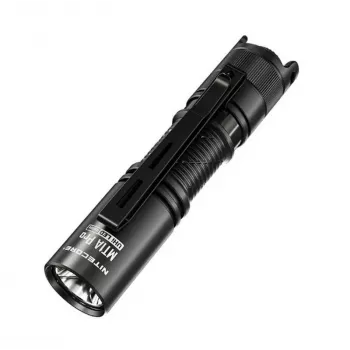 Handtaschenlampe Nitecore MT1A Pro — LED 50 lm, USB wiederaufladbar, 1100 mAh, Aluminium, wasserdicht, stoßfest, schwarz
