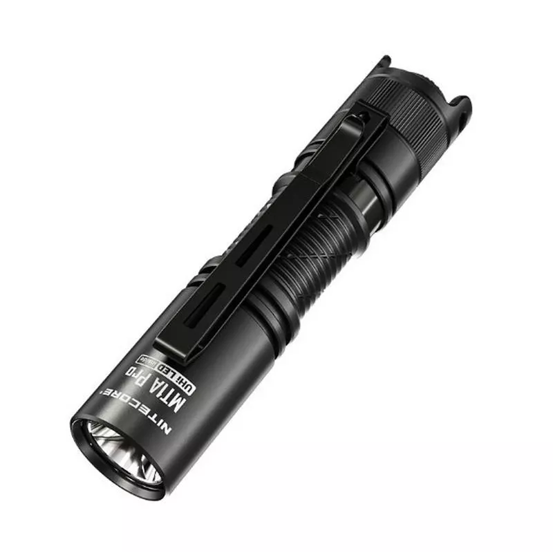Handtaschenlampe Nitecore MT1A Pro — LED 50 lm, USB wiederaufladbar, 1100 mAh, Aluminium, wasserdicht, stoßfest, schwarz