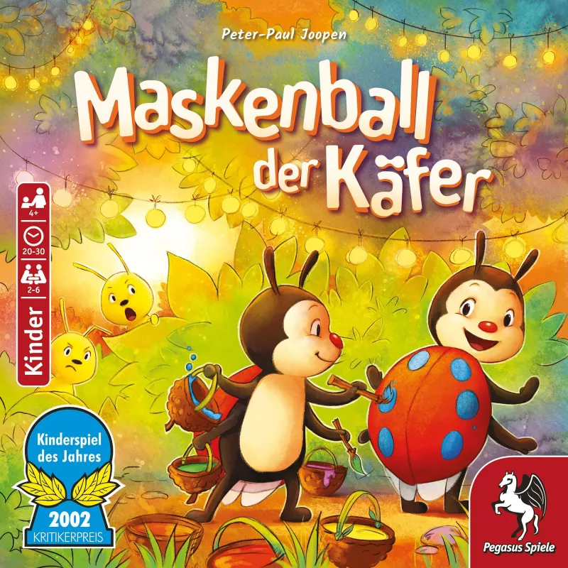 Maskenball der Beetle, Brettspiel Kinderspiel des Jahres 2002