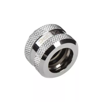 XSPC Adapter G 1/4 Zoll auf 14 mm, Chrom — 14-mm-Gewindeadapter für Flüssigkeitskühlungsanschlüsse