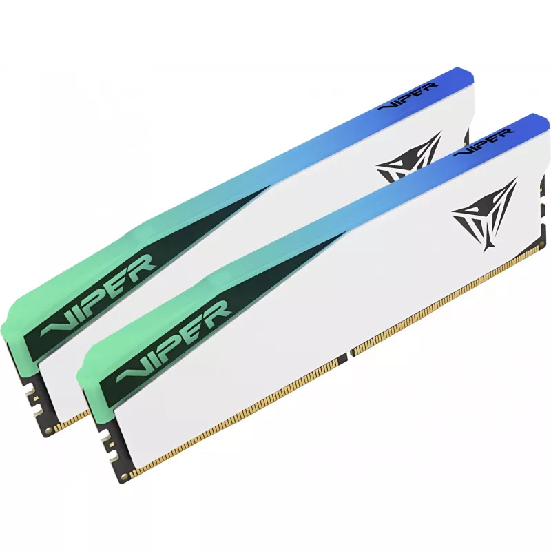 DIMM 48 GB DDR5-6000 (2x 24 GB) Dual-Kit, Memory Weiß, PVER548G60C42KW, Viper Elite 5 RGB, INTEL XMP, AMD EXPO