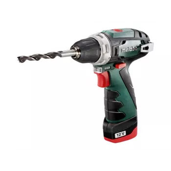 Pistolengriffbohrer Metabo PowerMaxx BS Basic 1400 RPM, Schwarz, Grün